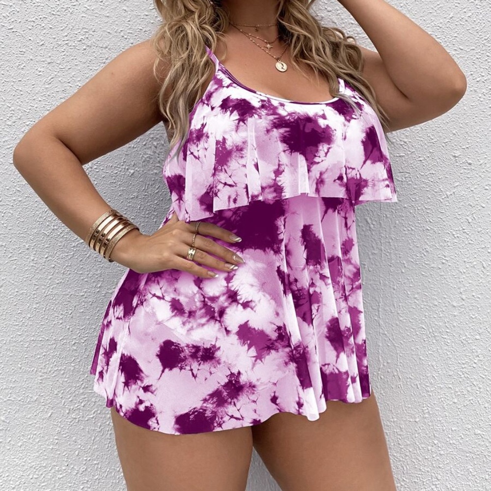 Tie Dye Bikini -Plus Size